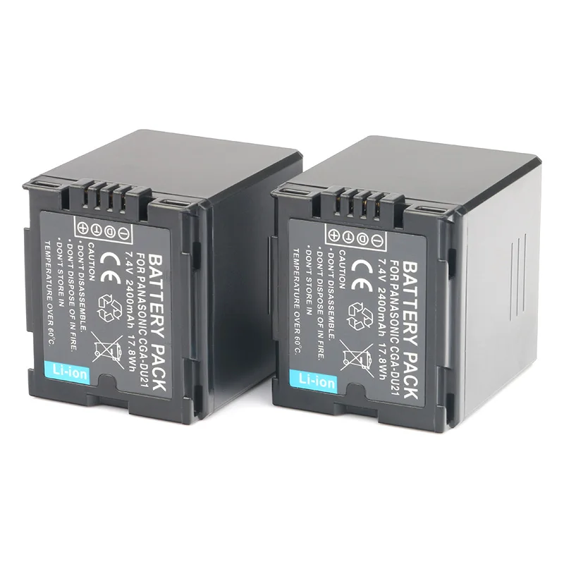 LANFULANG 2 Pack CGA CGR DU21 Replacement Li ion Battery For Panasonic