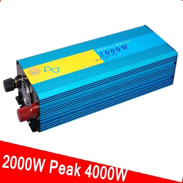

4000W Peak 2000W sinusoide pura convertitore ac 220v 12v dc solare off grid 2000W inverter pure sine wave