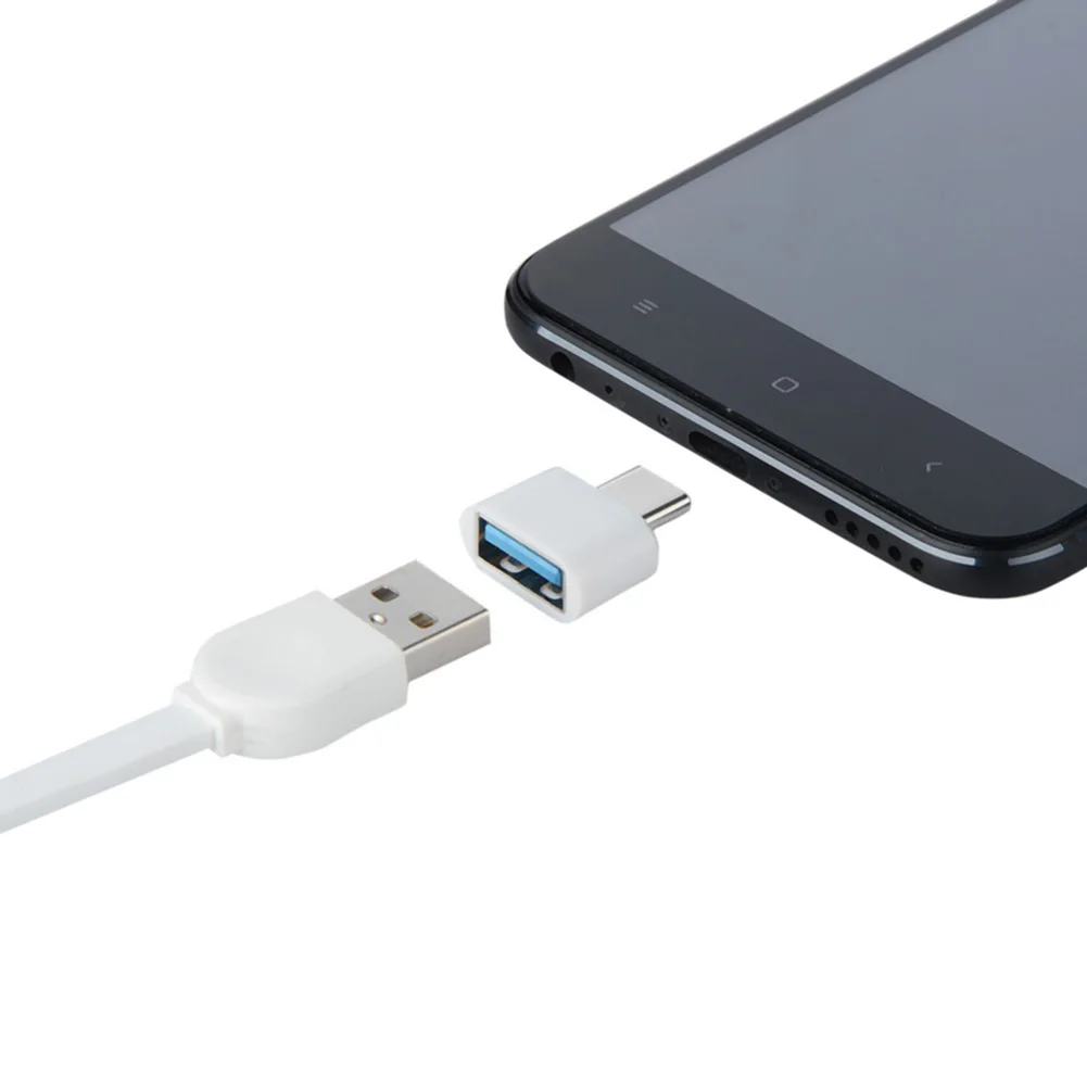 Type-C OTG USB 3,1 к USB 2,0 type-A адаптер высокоскоростной Сертифицированный Разъем для samsung huawei телефон Аксессуары для сотовых телефонов