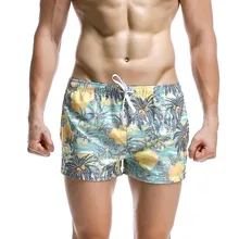 Мужские Мягкие плавки, купальные костюмы с цветочным принтом, пляжные шорты-боксеры, одежда, одежда для плавания, мужские плавки ming Sunga, купальный костюм