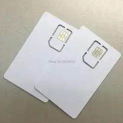 Умный Progarmmable пустой LTE USIM 4G карты WCDMA GSM пустой мини Nano Micro 2FF 3FF 4FF SIM записываемый для оператора связи