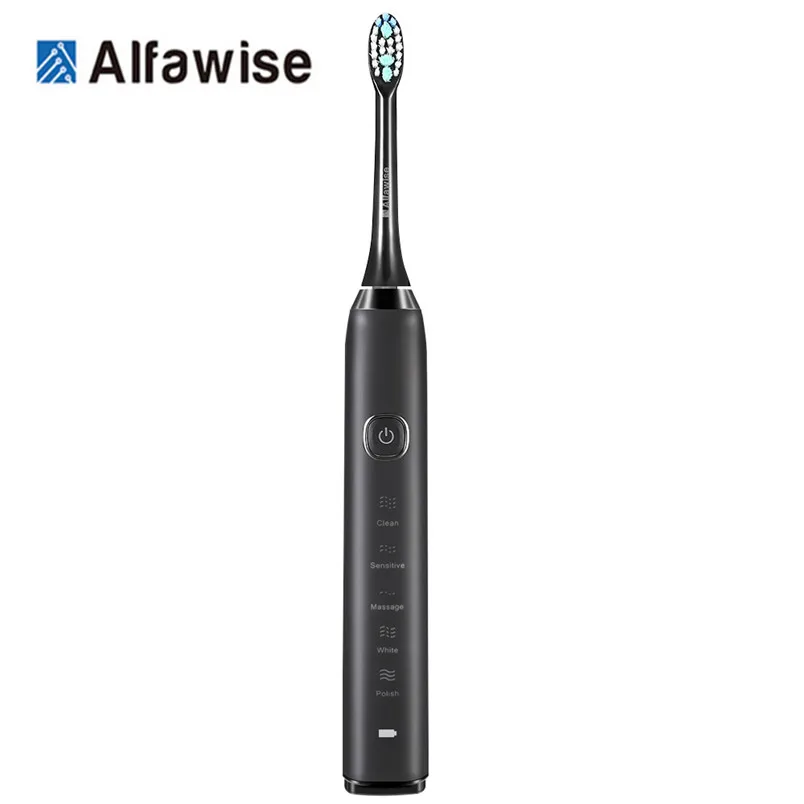 

Alfa Wise Alfawise S100 Sonic Electric Toothbrush Ultimate Cleaning Whitening Advanced Safeguard Oral Health Care Cleaning Tools