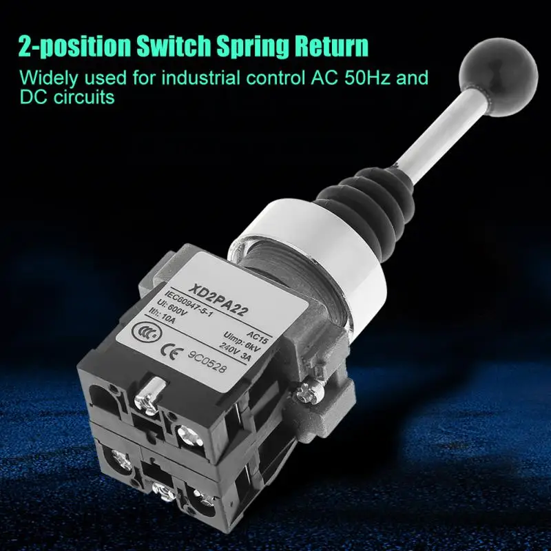 XD2PA22CR 2NO 2position Spring Return Momentary JoyStick Joystick Switch