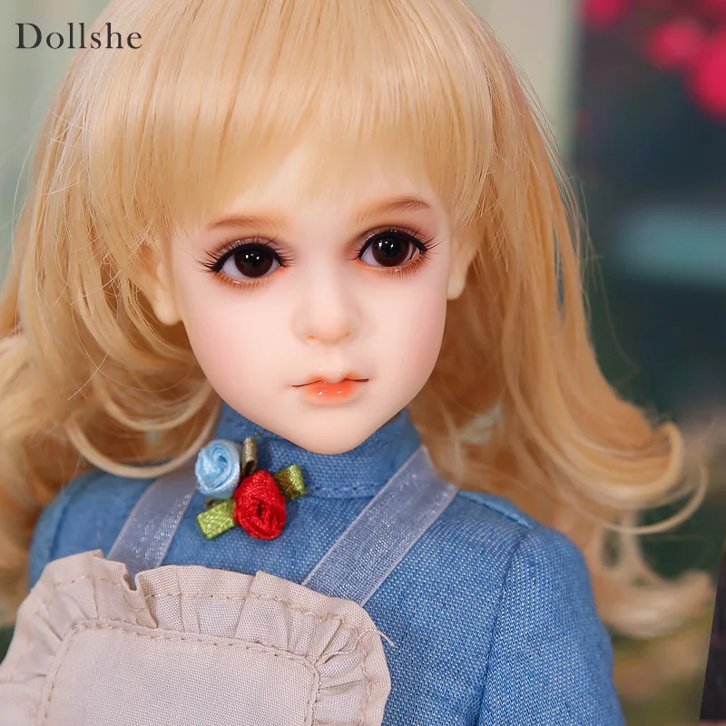 BJD куклы Dollshe Rosa Classic 1/4 6 г довольно невинная высокое качество девушка из смолы игрушки лучший подарок DS Oueneifs