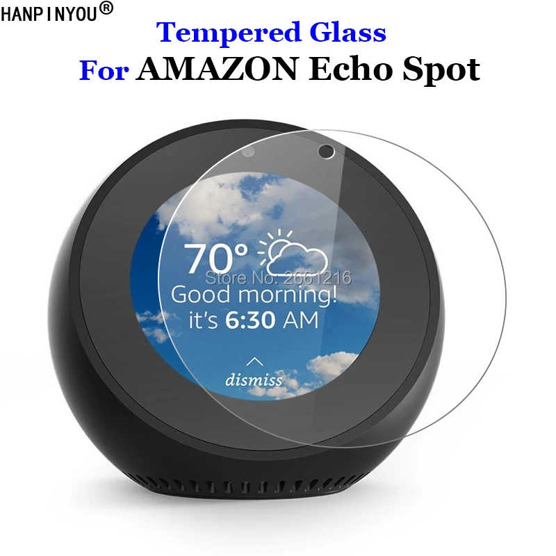 Для AMAZON Echo Spot закаленное стекло 9H 2.5D Премиум Защитная пленка для экрана для AMAZON EchoSpot