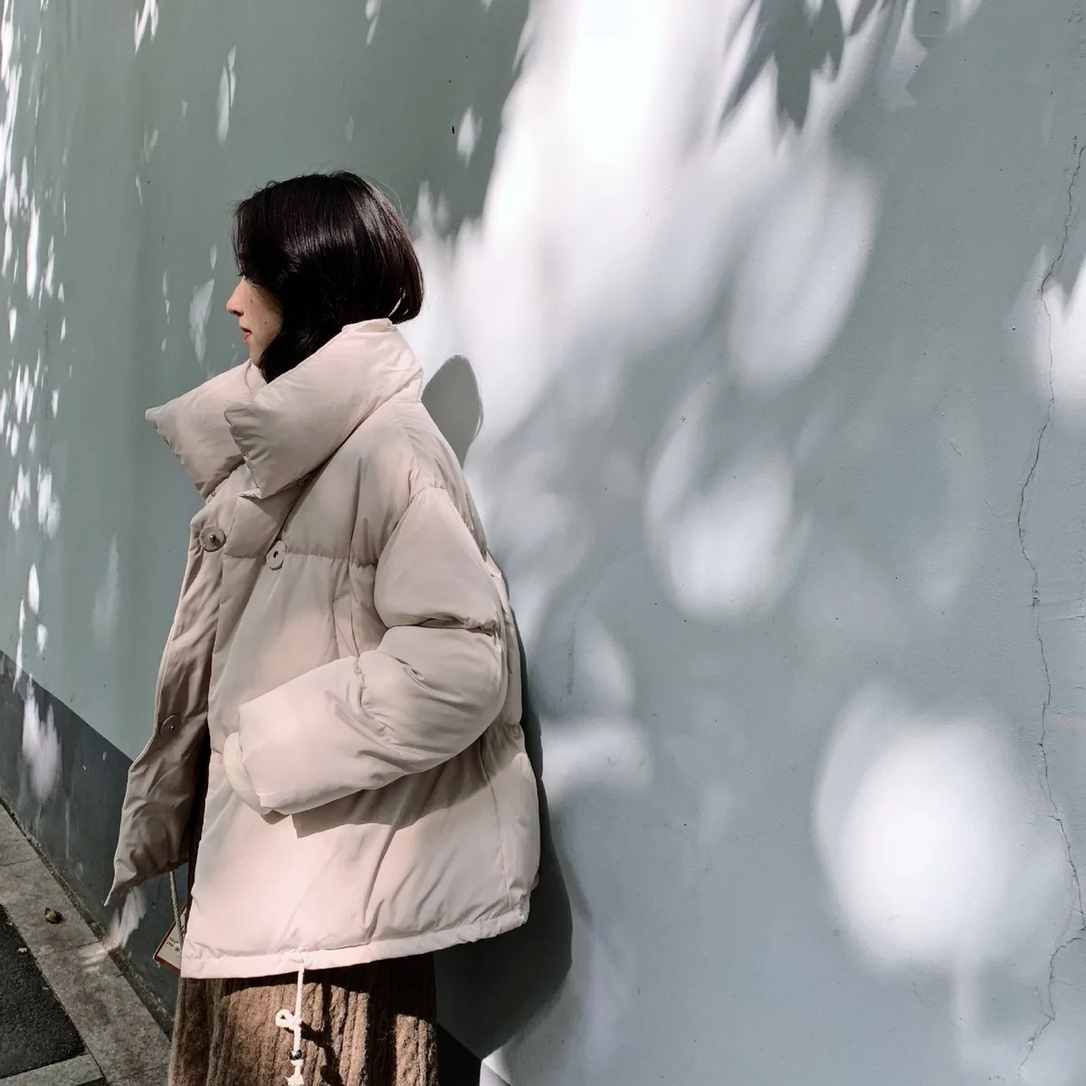 Bas Femmes Vêtements Le De Manteau Pain Coton Color Coton rembourré caramel D'hiver 2018 Black 1020 Meter Vers Veste temps Chaud Mode Lâche apricot glaze Green AXXdq