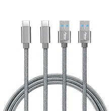 MAD GIGA USB Type C Cable, 2M Fast Charging Data Cable for Samsung Galaxy S8, S8 Plus, Huawei MateBook, 2M Charger Cord Set of 2 MAD GIGA USB Type C Cable, 2M Fast Charging Data Cable for Samsung Galaxy S8, S8 Plus, Huawei MateBook, 2M Charger Cord Set of 2