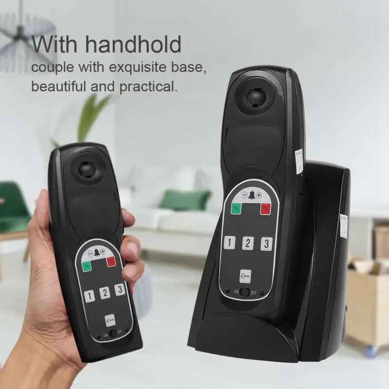 

2.4G ISM Wireless Door Bell Remote Unlock Digital Wireless Voice Intercom System EU plug 100-240V