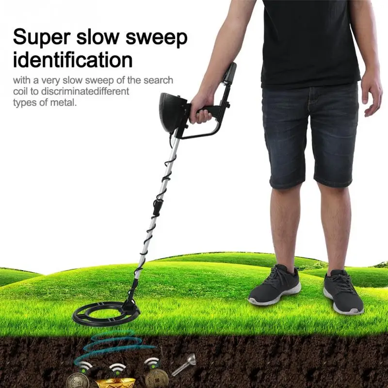 

MD-4060 Waterproof Light Weight Underground Metal Detector Length Adjustable Gold Treasure Metal Finder Seeking Tool