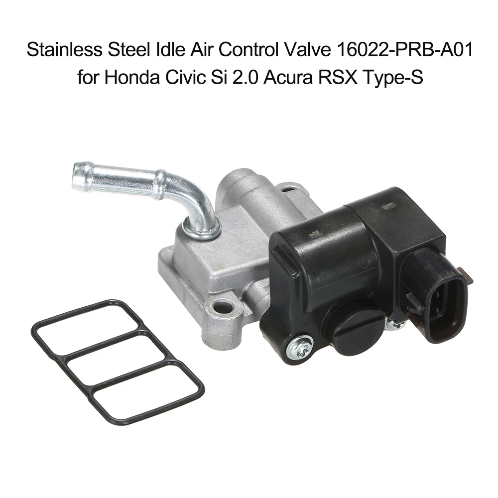 

Stainless Steel IAC Valve Idle Air Control Valve 16022-PRB-A01/02 for Honda Civic Si 2.0 Acura RSX Type-S