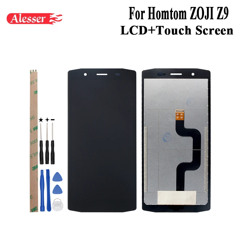 

Alesser For Homtom ZOJI Z9 LCD Display and Touch Screen Assembly Repair Parts With Tools And Adhesive For Homtom ZOJI Z9 5.7