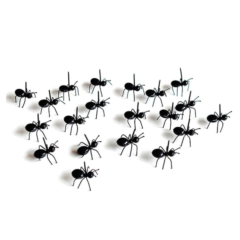 

12Pcs/Set Cute Mini Ant Fruit Fork Plastic Snack Cake Dessert Forks Ant Toothpick Reusable Multiple Use Tableware For Home Par