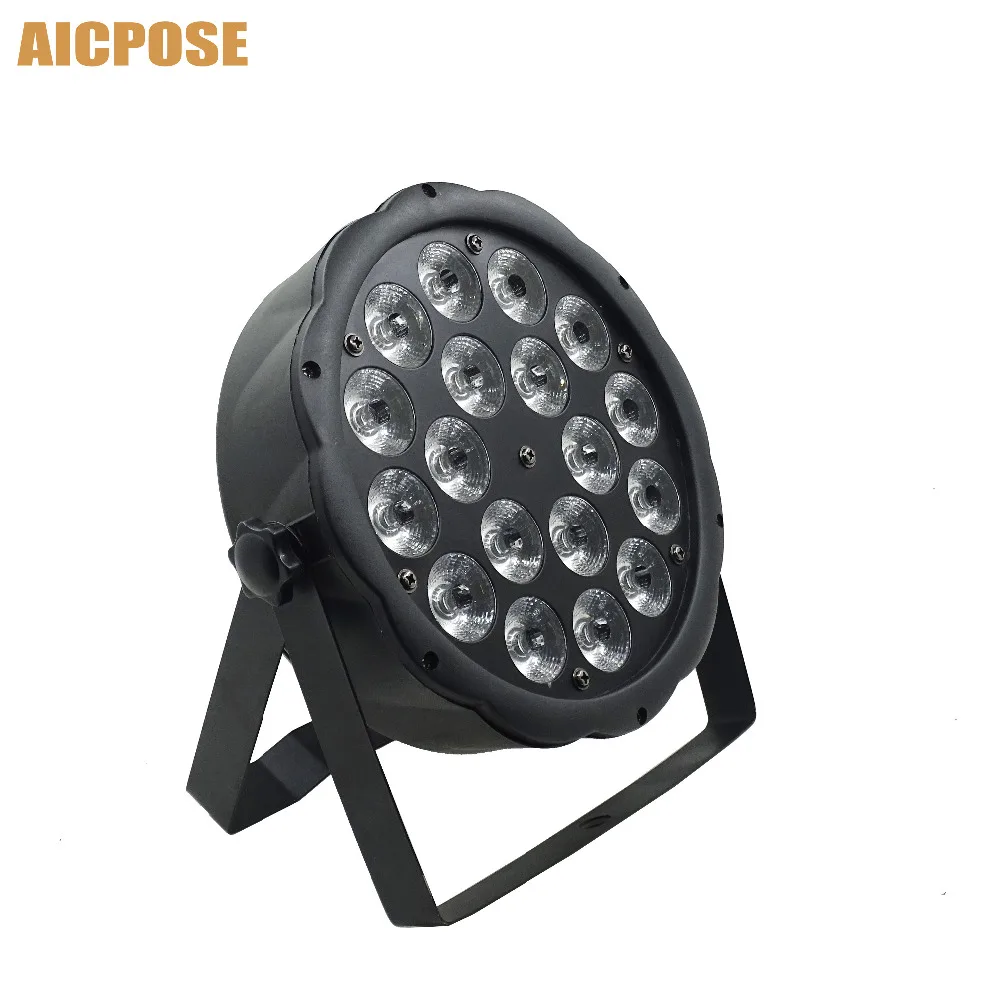 30 шт./лот большой объектив 18x10 Вт RGBW 4в1 Led Par свет с DMX512 управлением сценический для
