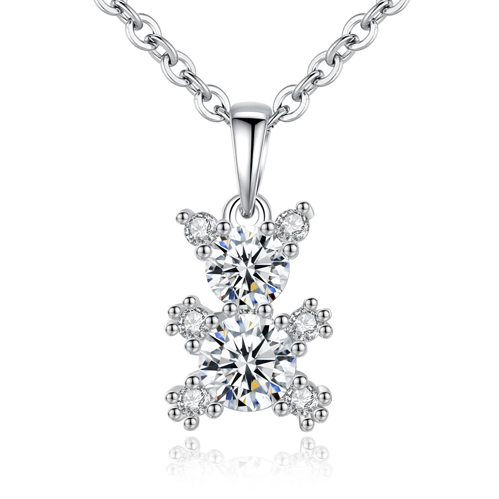 Simple Bear Necklace Hot Selling Personality Micro Zigzag Pendant Jewelry | Украшения и аксессуары