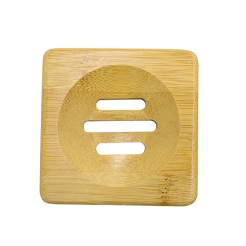 

1Pc Soap Dish Wooden Creative Nontoxic Durable Square Shaped Draining Soap Holder Soap Dish for Bathroom Soaps Shower