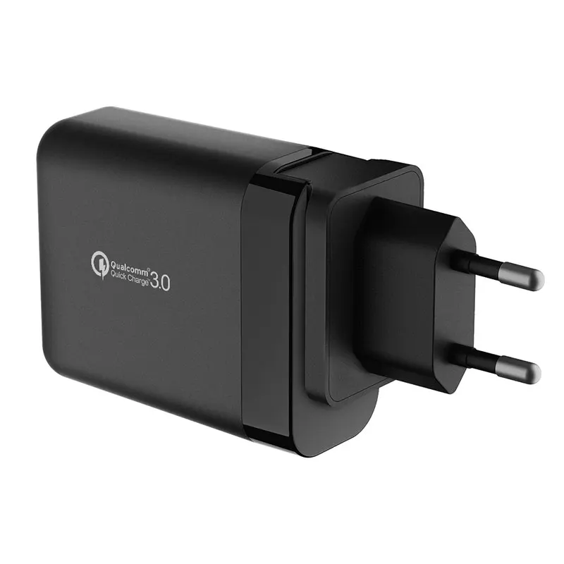 JCPAL USB зарядное устройство с USB-C портом 30 Вт тип-c PD мощность 18 Вт Включает США ЕС и Великобритании штепсели для путешествий