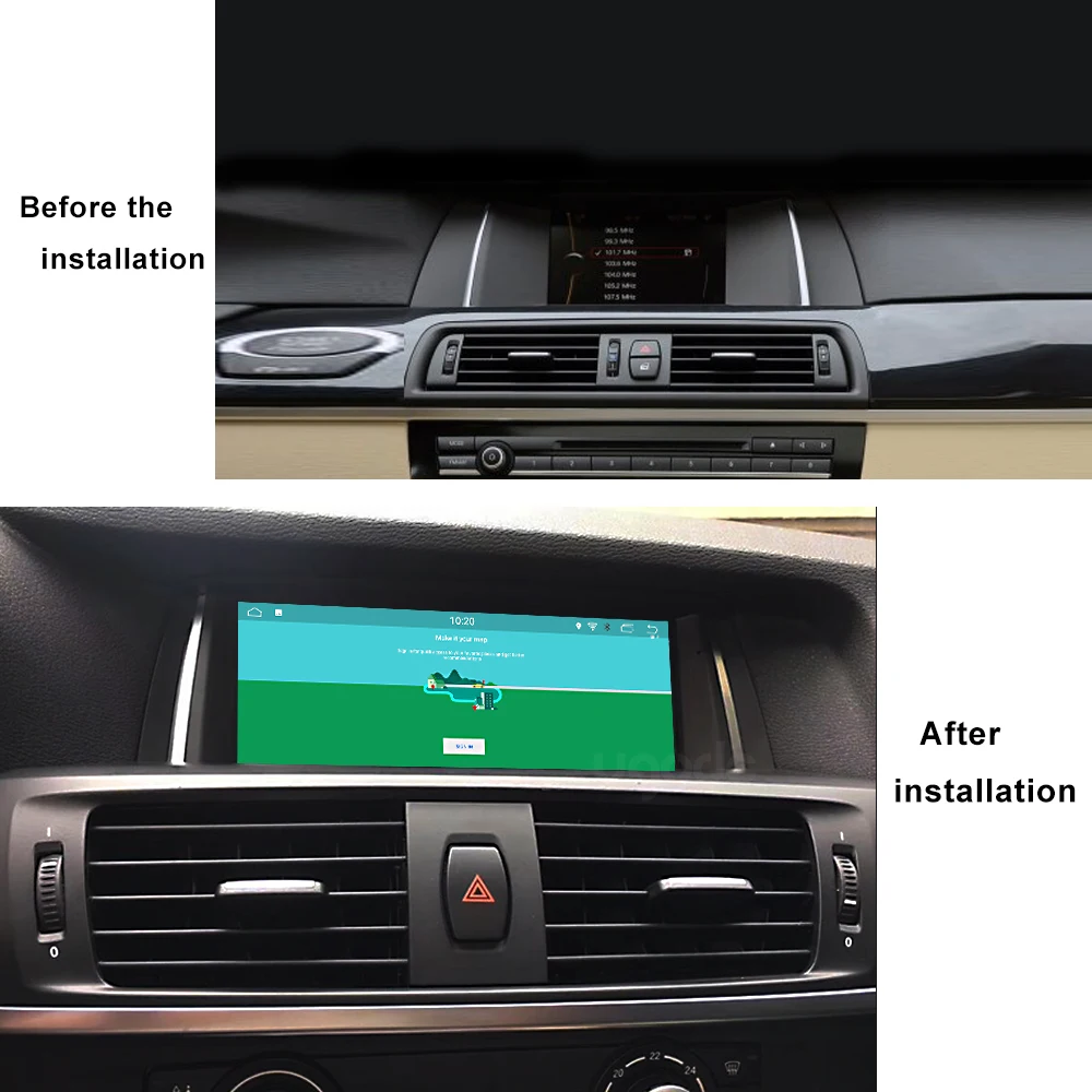 Ugode fast PX6 Android 9 0 Автомобильный MP3 GPS Navi плеер в наличии для BMW 5 серии F10 F11 2G 32G CIC 2011