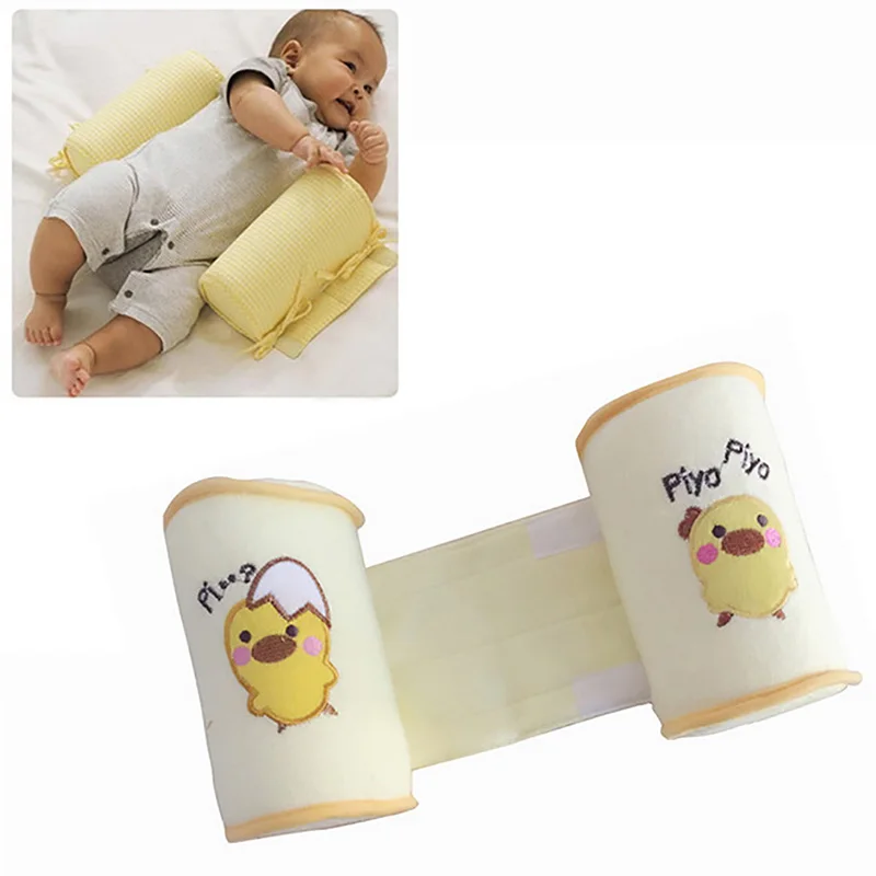 

Lovely Baby Toddler Safe Striped Baby Pillow Comfortable Cotton Anti-roll Pillow Sleep Head Positioner Anti-rollover