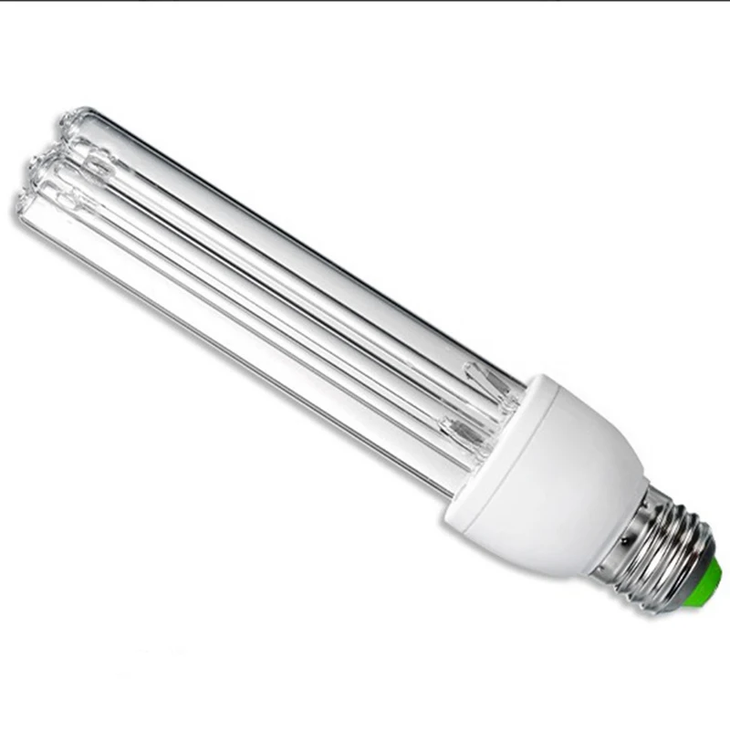 20W UVC Озон Ультрафиолетовый компактный бактерицидный кварцевый светильник E27 Туалет 220V