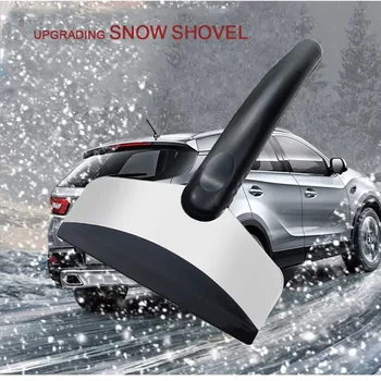 

Loss Promotion Ice Scraper Car Window Cleaning Snowplow Tool Windshield Winter Snow Removal Ice Shovel