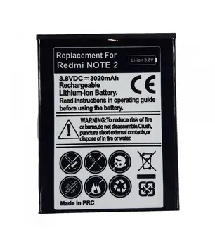 

Battery's refill neutral for Xiaomi Note Redmi II Model bm45 3020 MAH