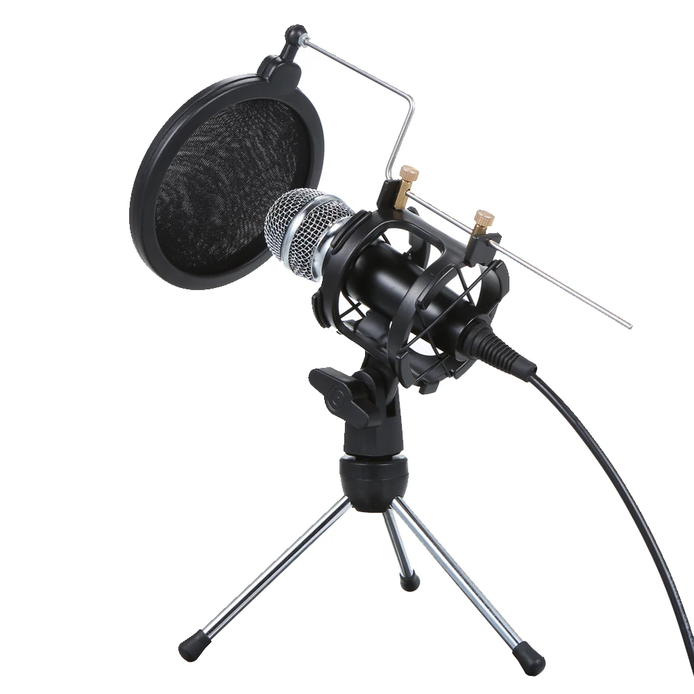 

Professional Condenser Microphone Mini Portable Recording Microphone Set for Voice Recording Studio Recording Vocals