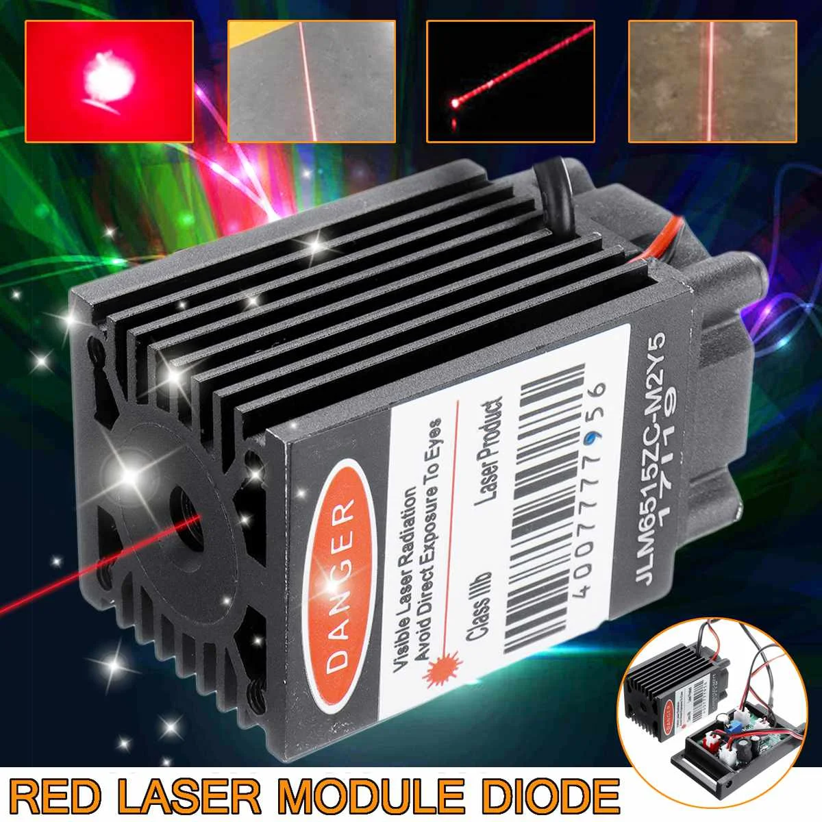 

150mW 650/655/660nm Red Laser Engraving Module Diode Dot with 12VTTL for laser Carving Engraving Machine