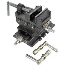 4 дюйма крестообразной дрель Пресс клещи Heavy Duty 2 способ X-Y зажимной станок вице-зажим 100 мм