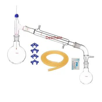 

500ml,24/29,Glass Distillation Apparatus,Laboratory Chemistry Glassware Kit