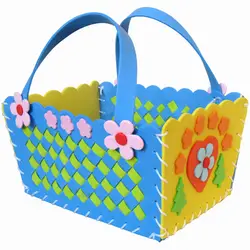 EVA DIY сумки милый цветок стиль сумка ручной работы ремесел мультфильм Вышивание рюкзаки Дети Игрушки для детского творчества обувь для