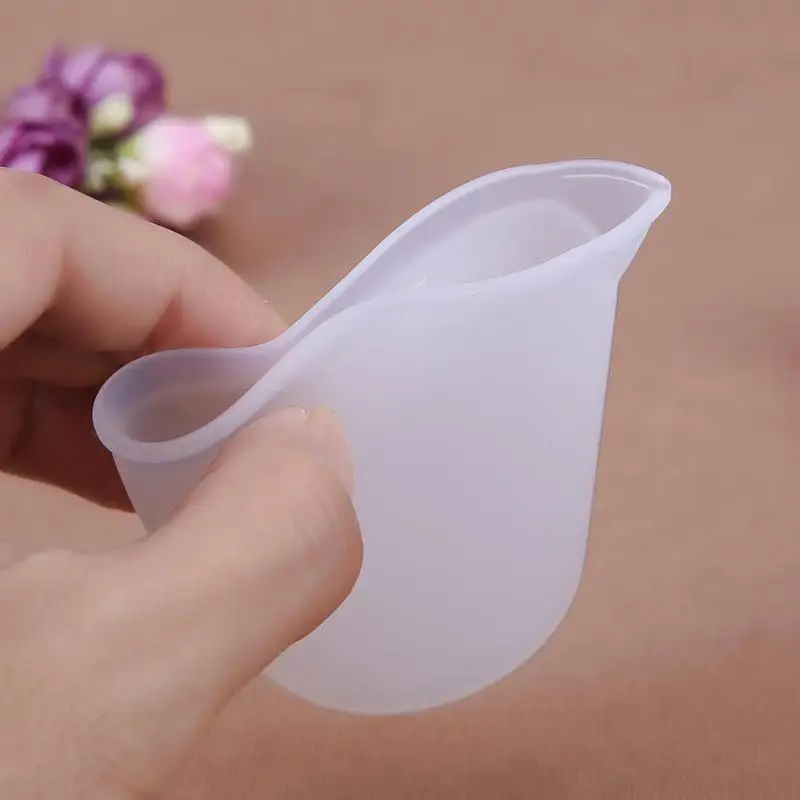 

Silicone Measuring Cup Crystal Glue Transparent Cup DIY Cake Baking Mold Tool with Scale Kitchen Measuring Tools