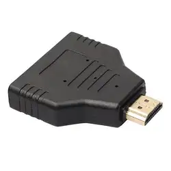 Практичный HDMI Male to 2 Female 1 в 2 Out Splitter кабель конвертер адаптер дропшиппинг