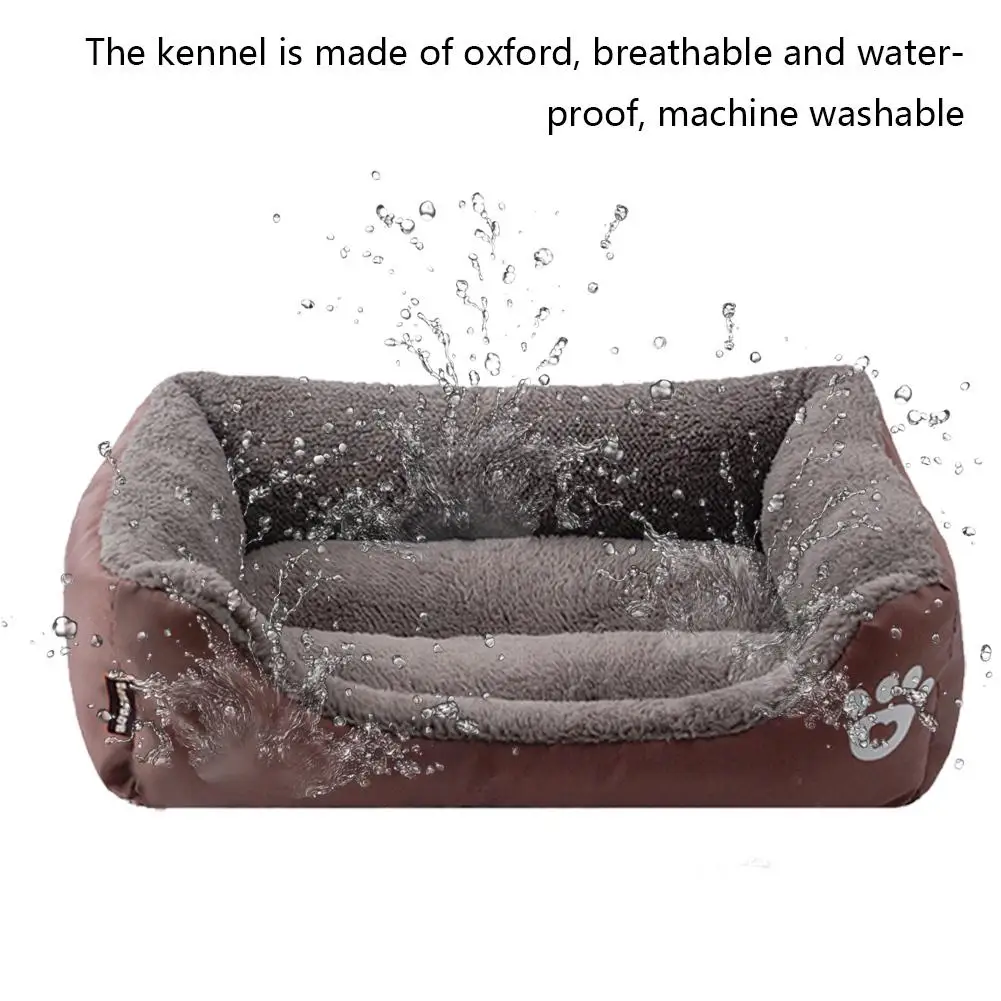  Dog Bed Pet Bolster Machine Washable Dog Bed Self-Warming and Cozy for Improved Sleep Mattress Memo