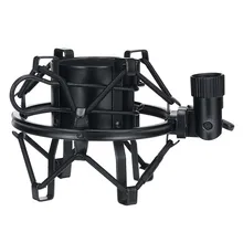 Держатель для микрофона студийный металлический фиксатор с зажимом подвеска пауки кронштейн микрофонная стойка амортизатор крепление для вещания компьютера