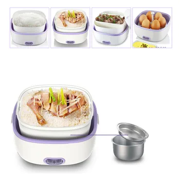 

Lunch Box Heated Thermos For Food Container Heated Stainless Steel Box Food 220v Portable Electric Containers For Food Storage