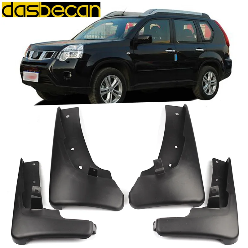 

Dasbecan Car Mudguards For Nissan X-TRAL 2010-2012 Car Fender Accessories Splash Guard Paneling 2010 2011 2012
