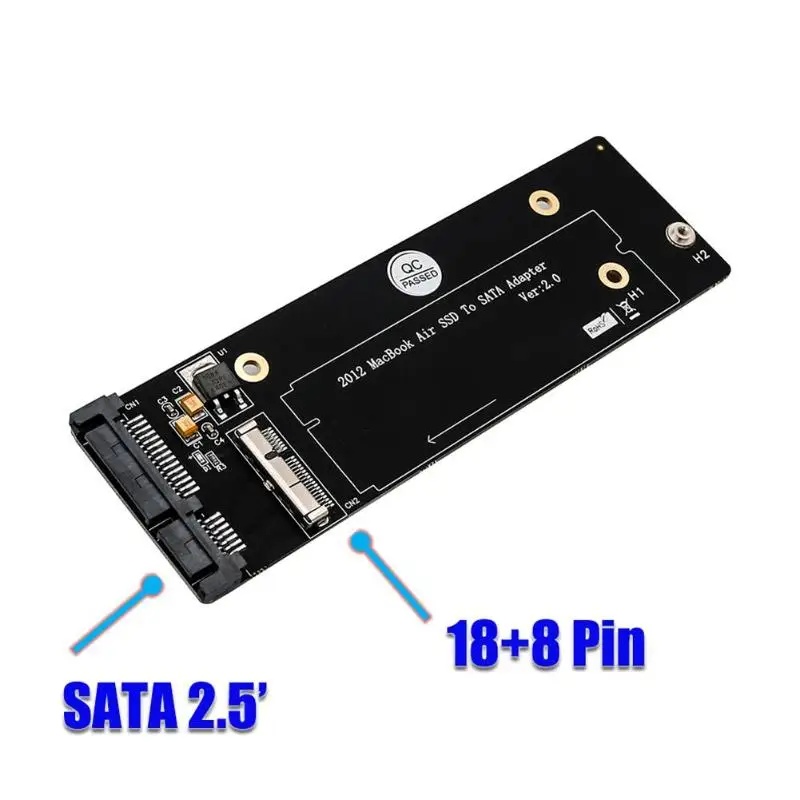 Карта адаптера SSD для MacBook Air/Pro iMac 21 дюймов A1418 Retina 2012 A1465 A1466 HDD жесткий диск 22pin SATA