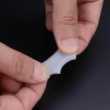 5 пар, 10 шт., инструмент для ухода за ногами, гелевый протектор для пальцев ног, отделитель пальцев, рельефные рукава для маленьких пальцев(белый открытый рукав