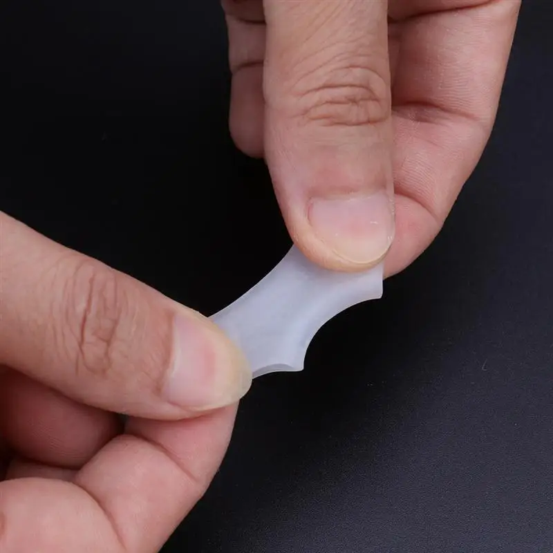 

5 Pairs 10pcs Foot Care Tool Gel Toe Protector Corn Toe Seperator Toe Relief Sleeves For Little Toe (White Open Sleeve)