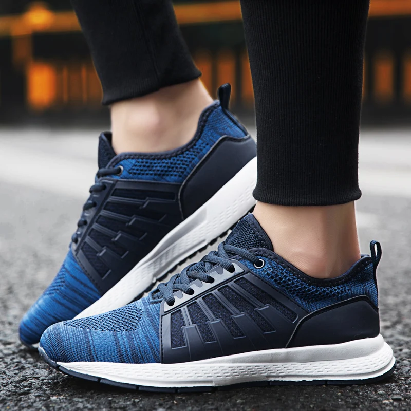new Men Mesh Sneakers Light Running Shoes for Outdoor Male Athletic Loafers Big Size Trainers Man Quality Footwear | Спорт и