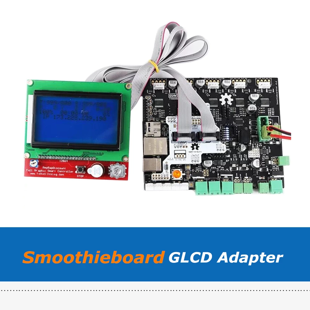 1 шт. 3D принтеры Запчасти Smoothieboard 5X V1.1 плата Full Графический ЖК дисплей модуль