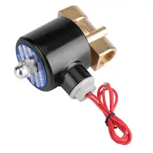 220V DN10 3/" Электрический нормально закрытый клапан электромагнитный клапан для воды, воздуха на дизельном топливе, керосине внутренний Газ гелий газ электромагнитный клапан