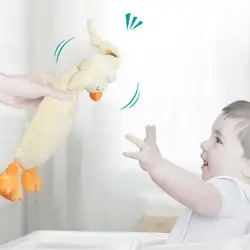 Для новорожденных милый мультфильм утка успокаивает плюшевые мягкие Успокаивающая игрушка младенческой успокоить спальный животных