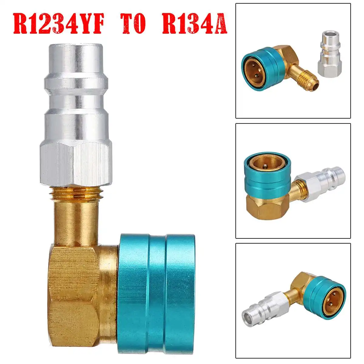 R1234YF к R134a с низкой стороны быстрая муфта переходник Автомобильный фитинг для