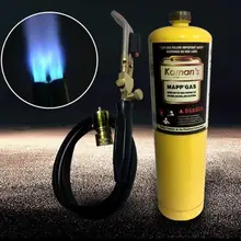 Pro Газовый паяльник 2 пропановые трубы сварочный фонарь самозажигание 1,5 м шланг соединение газовый фонарь ручной пропан горелка для МАПП газа