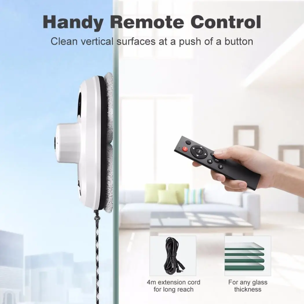 Window Cleaning Robot Vacuum Cleaner Robot Remote Control High Suction Anti-falling Best Robot Vacuum Cleaner New Arrival