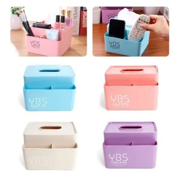 

Tissue Box Cover Dispenser Napkin Box Paper Holder Case Desk Organizer For Home