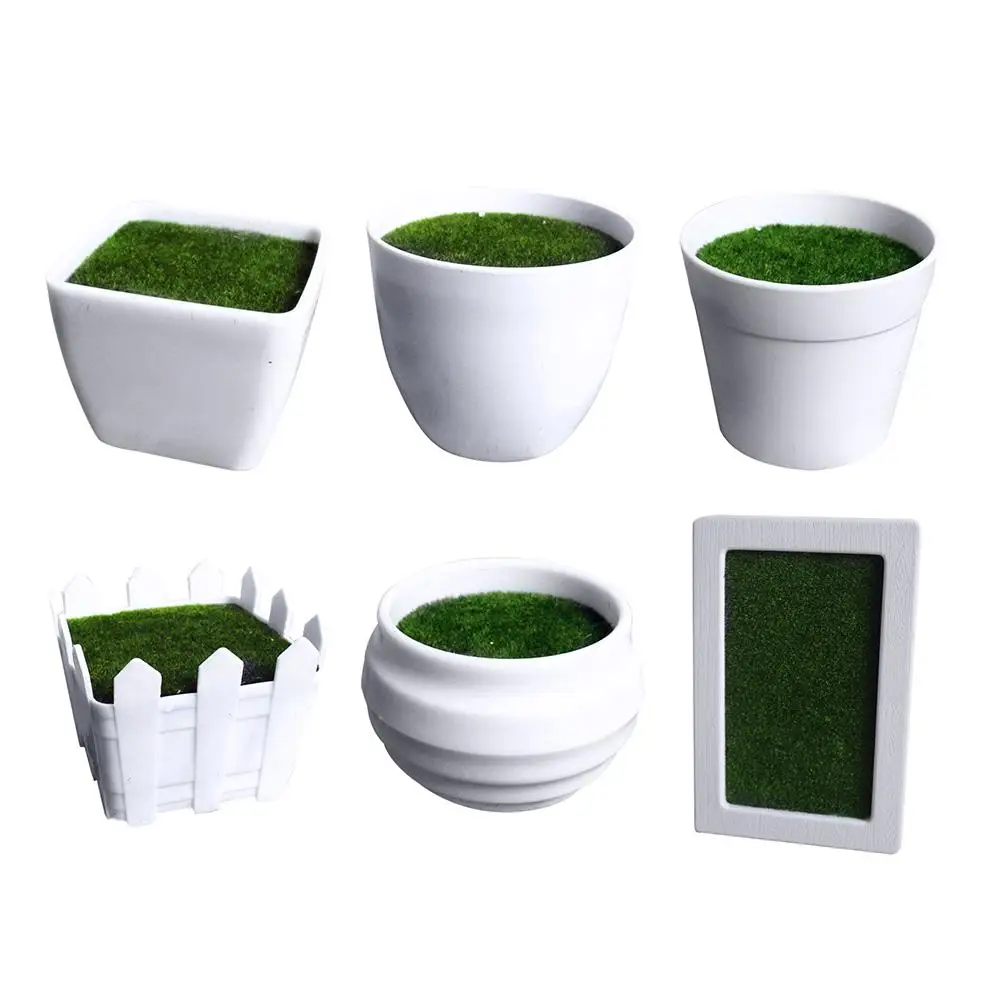 

Succulent Plant Fleshy Flower Container Plastic Plant Pot Interior Decoration For Desktop Balcony Living Room