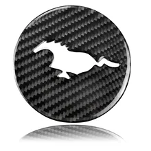Per Ford Mustang Volante In Fibra di Carbonio Emblema 3D Adesivi Per Auto Car Styling 2015 2016 2017 Accessori Auto