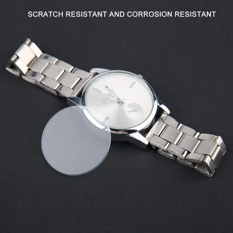 

5PCS Round 37/38/39MM Flat Watch Crystal Lens Glass Replacement Parts Tool